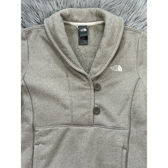 The North Face Women's‎ Crescent Hooded Pullover W/Toggle Shawl Collar Size Med - Picture 5 of 5